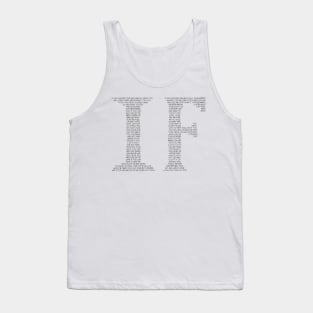 If Poem Kipling Tank Top